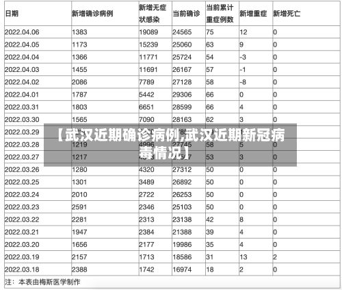 【武汉近期确诊病例,武汉近期新冠病毒情况】-第2张图片