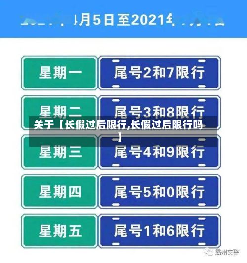 关于【长假过后限行,长假过后限行吗】