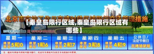 【秦皇岛限行区域,秦皇岛限行区域有哪些】