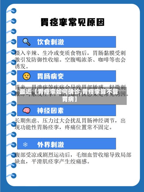 最近【胃痉挛如何确诊,胃痉挛算不算胃病】-第2张图片