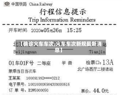 【确诊火车车次,火车车次新规最新消息】-第3张图片