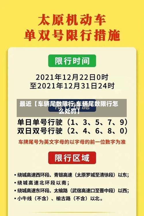 最近【车辆尾数限行,车辆尾数限行怎么处罚】
