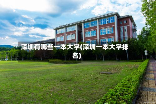 深圳有哪些一本大学(深圳一本大学排名)
