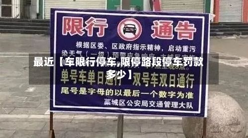最近【车限行停车,限停路段停车罚款多少】-第3张图片