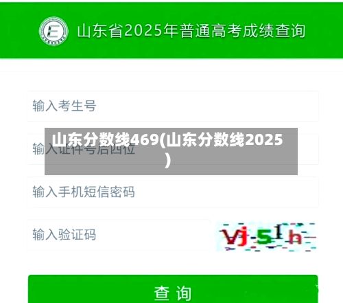 山东分数线469(山东分数线2025)-第3张图片