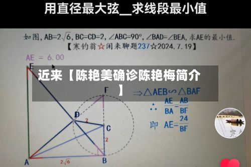 近来【陈艳美确诊陈艳梅简介】-第3张图片