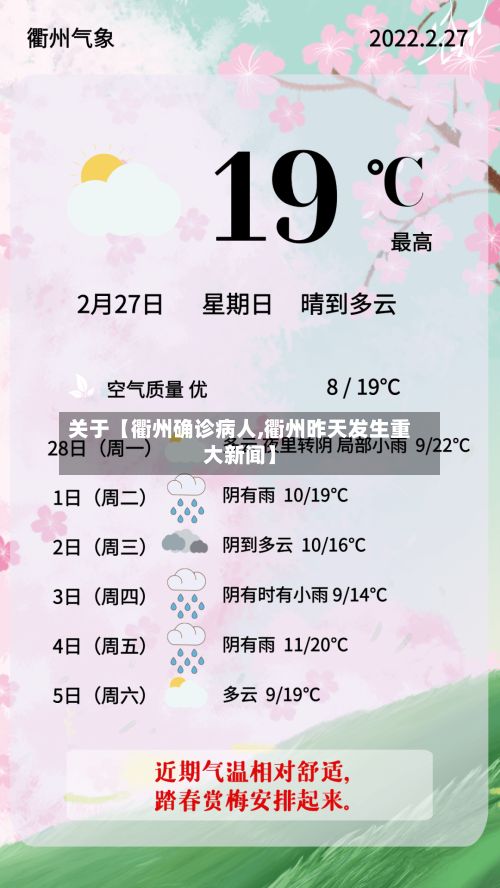 关于【衢州确诊病人,衢州昨天发生重大新闻】-第2张图片