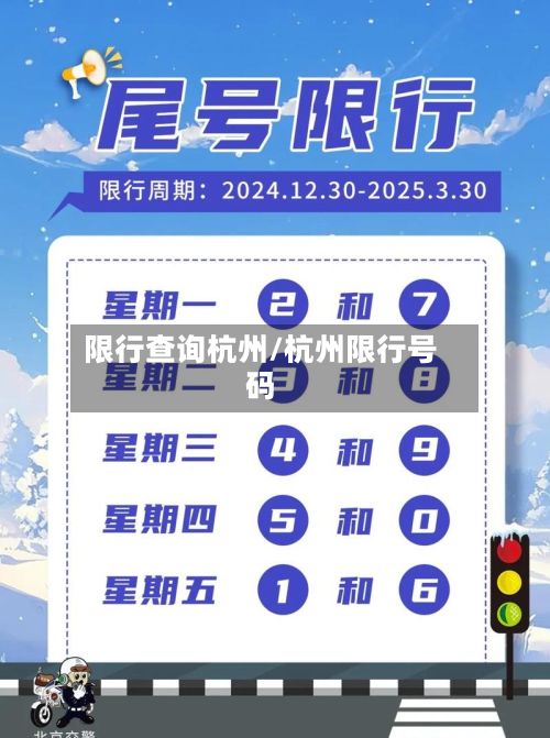 限行查询杭州/杭州限行号码-第2张图片