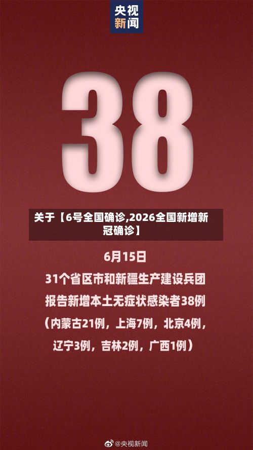 关于【6号全国确诊,2026全国新增新冠确诊】-第3张图片