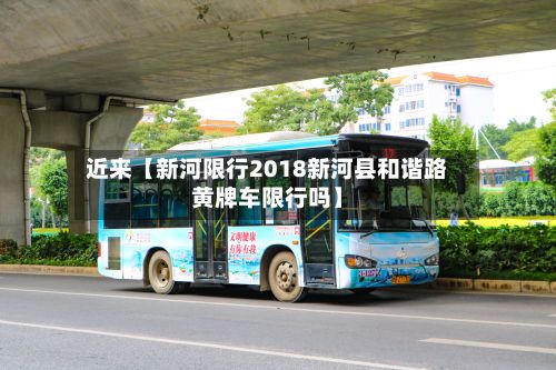 近来【新河限行2018新河县和谐路黄牌车限行吗】